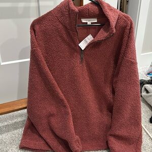NWT loft 1/4 zip